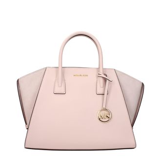 Michael Kors Roze Leren Handtas