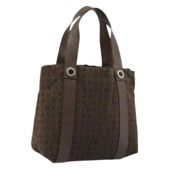 Bulgari Pre-owned Tote Bags, female, Brown, Size: ONE SIZE Pre-owned Vintage Tote Bag