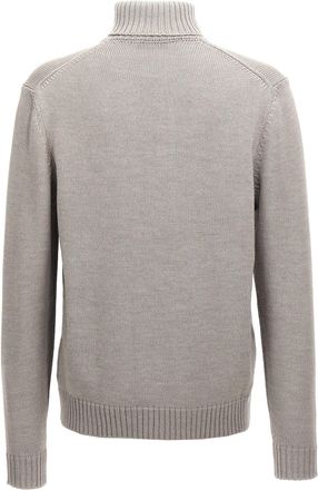 Zanone Wool Turtleneck Sweater - Beige