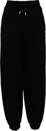 Ader Error TRS tag track pants - women - Cotton - L - Black