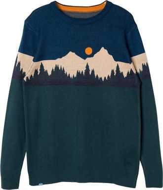 Kavu Highline Sweater - Mens in Mountain Stripe at Nordstrom, Size Xx-Large