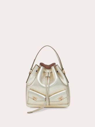Ferragamo Women Multipocket bucket bag Beige