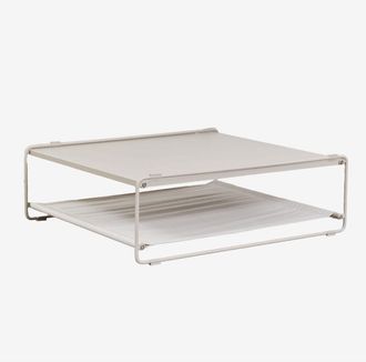 Sklum Sklum - Mesa Auxiliar Para Jard&iacute;n Convertible En Puff En Acero Amaro