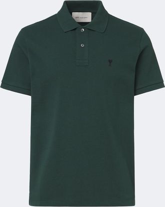 Ami Ami De Coeur cotton piqu&eacute; polo shirt