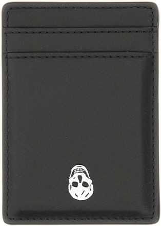 Alexander McQueen Alexander McQueen, Wallets & Cardholders, unisex, Black, Size: ONE SIZE Skull Magnetic Card Holder