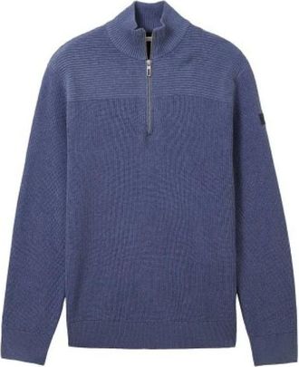 Tom Tailor Heren, Truien, Blauw, Maat: L