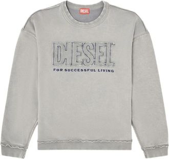 Diesel S-Boxt Raw V1 - Heren - Sweatshirts - Grijs - S - Katoen - Hoodies & sweatvesten