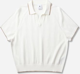 Nike Jordan Women s Sport Golf Knit Polo Shirt Sail / Khaki
