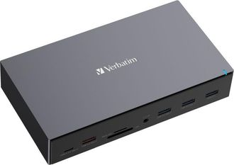 OEM Estaci&oacute;n De Acoplamiento Verbatim Usb-c Pro Cds-17 3xhdmi 2xdp Rj-45 5xusb 2xusb-c Sd Microsd Dc Audio