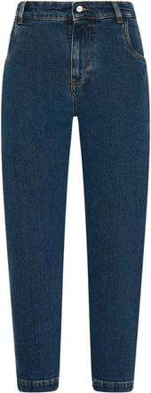Kiton Tailored Carrot Jeans - Dames - Regular Fit Jeans - Blauw - M - Katoen - Jeans