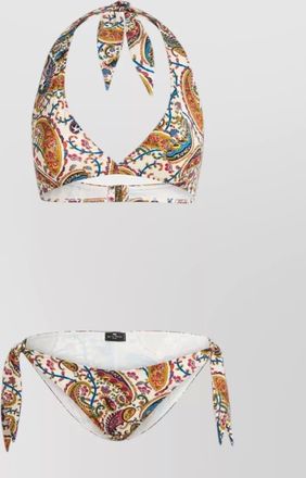Etro halter neck paisley two piece swim set