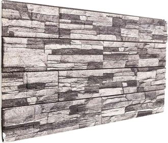 vidaXL Paneles De Pared 10 Uds. 100 X 50 Cm Gris Oscuro Y Gris Claro Vidaxl