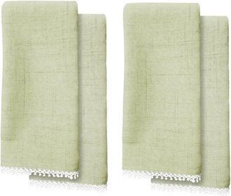 Lenox Set Of 4 French Perle Solid Napkins