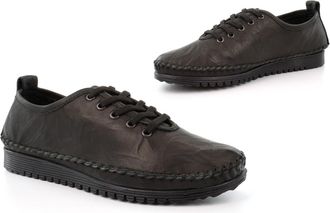 Generic Ladies Real Leather Shoes Ladies Comfort Shoes Size 6 Casual Shoe Size 4 Womens Comfort Shoe Lightweight Leather Upper Lace Up Rubber Sole Casual Size