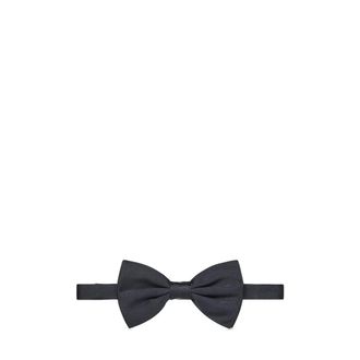 Dolce & Gabbana Zwarte Zijden Vlinderdas - Heren - Accessoires - Zwart - Maat: ONE Size Zijde