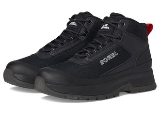 Sorel Outing Nw Sneaker Mid Waterproof Mens Shoes Black/Black : 11.5 D - Medium, Leather