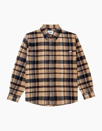 Parlez Clothing Mens Parlez Check Rivington Blue Shirt - Size: Regular/40
