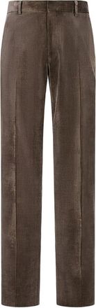 Man On The Boon. corduroy trousers - men - Cotton/Wool/Polyurethane/Polyester - 50 - Brown