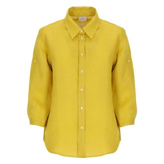Marella Dames, Blouses & Shirts, Geel, Maat: 2XS