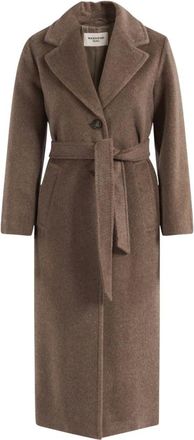 Max Mara Jassen, Dames, Bruin, 2Xs, Wol, Bronte Jas