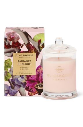 Glasshouse Fragrances Radiance in Bloom Scented Candle in Pink at Nordstrom, Size 2.1 Oz