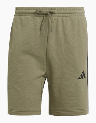 adidas Mens 3 Stripe Fleece Shorts Mens - Tan - Size: 33/32/32
