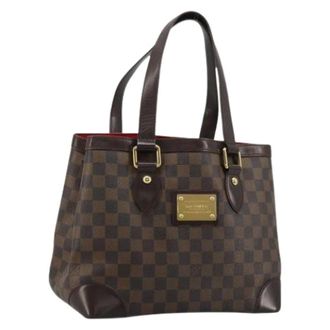 Louis Vuitton Pre-owned Tote Bags, female, Brown, Size: ONE SIZE Pre-owned Damier Ebene Tote Bag