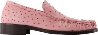 Acne Studios Loafers, male, Pink, Size: 10 US Leather Loafers