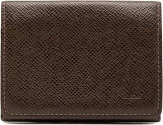 Louis Vuitton Pre-owned Wallets, female, Brown, Size: ONE SIZE Pre-owned Small Leather Wallet