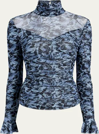 Cinq &agrave; Sept Lucy Graphic Cosmos Top