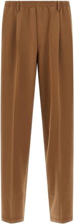 Cellar Door Ezio Broeken - Heren - Straight fit broeken - Bruin - 2XL - Leer - Broeken