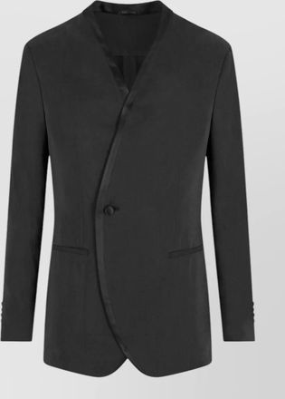 Giorgio Armani silk tuxedo jacket