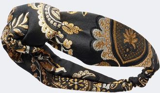 Etro Fascia per capelli in jacquard con nodo