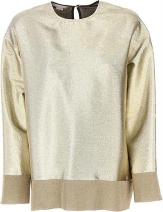 Stella McCartney Casual Katoenen T-Shirt - Dames - Blouses - Geel - M - Katoen - Overhemden