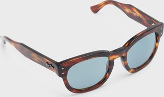 Ray-Ban Mega Hawkeye Plastic Square Sunglasses, 53MM