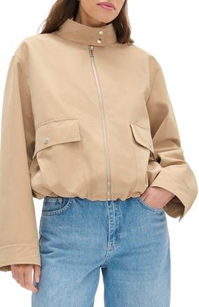 Aligne Brody Bubble Hem Jacket in Camel at Nordstrom, Size X-Large