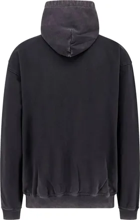 Represent Mens Hooded Sweatshirt Vintage Black Cotton Sweatshirts Sweater