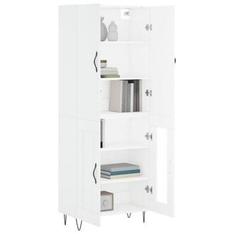 Berkfield Home Highboard White 69.5x34x180 cm Engineered Wood