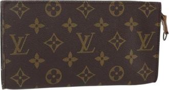 Louis Vuitton Pre-owned Canvas Clutch - Dames - Vintage Clutch - Bruin - ONE Size - Vintage