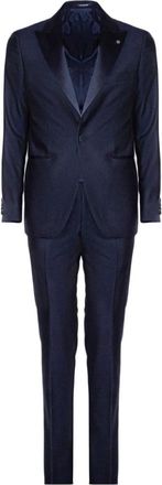 Tagliatore Tailored Suit - Heren - Business pakken - Blauw - L - Wol - Kostuums