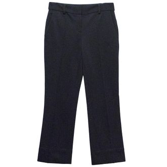 Diane Von Fürstenberg Diane Von Furstenberg Navy Blue Trousers Size XXS