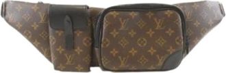 Louis Vuitton Pre-owned Belt Bags, female, Brown, Size: ONE SIZE Pre-owned Canvas Shoulder Bag