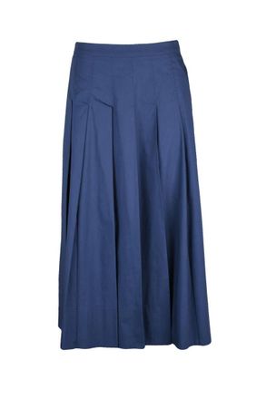 Marella Dritto Long Skirt - Blue