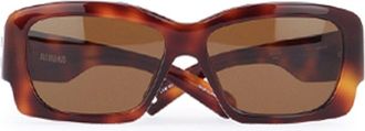 Jacquemus Womens Tortoiseshell Acetate Sunglasses Brown Frame With