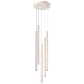 Wonderlamp L&aacute;mpara Colgante Vacu Beige, 5 Luces