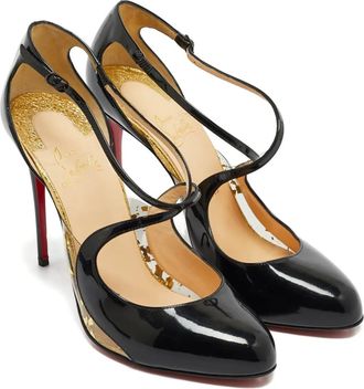Christian Louboutin Pumps Crossettinetta con tacco - Nero