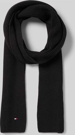 Tommy Hilfiger Schal aus Baumwoll-Kaschmir-Mix in Black, Größe 1