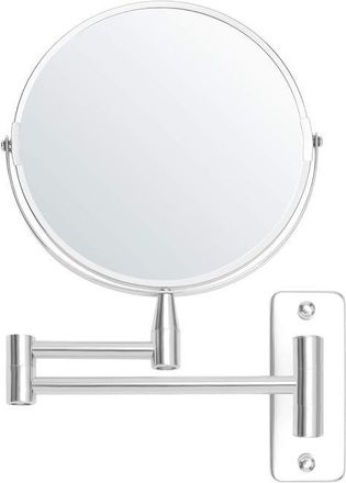 OEM Espejo De Pared Extensible Y Giratorio 360&deg; Con Aumento De 5x - 22 X 20,7 Cm - Espejo De Pared De Acero Inoxidable De Doble Cara Para Ba&ntilde;o
