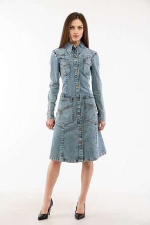 Moschino Multicolor Cotton Casual Womens Dress