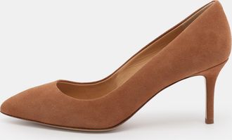 Giuseppe Zanotti Brown Suede Pumps